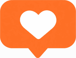 Icône like - fidélisation client